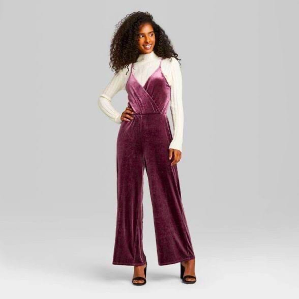 Wild Fable Velvet Jumpsuit